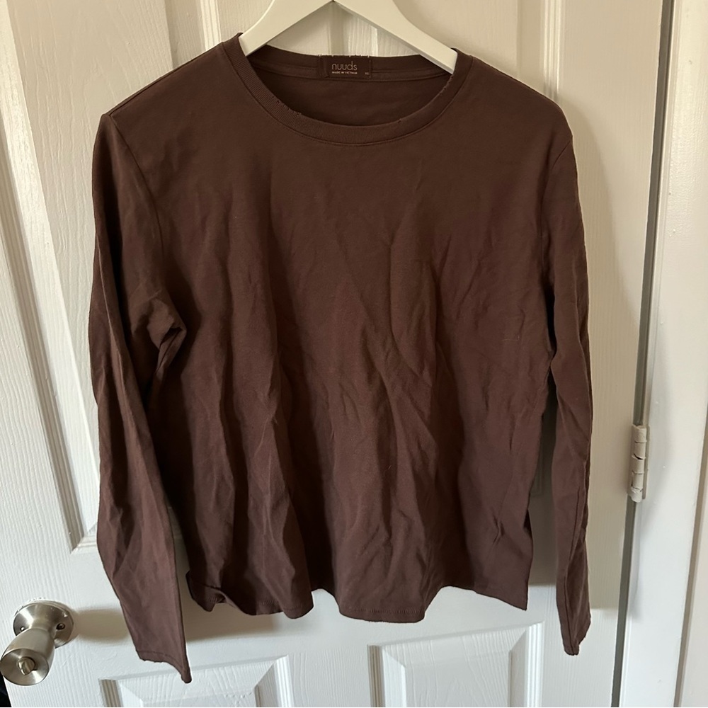 Brown Long Sleeve Shirt